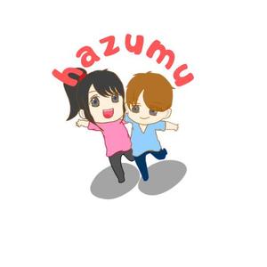 えぬちゃん (enu_o0)さんのうごく楽しさ発見スタジオ『hazumu』ロゴへの提案