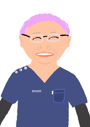 タカ (takahiro_sato_)さんの動物病院のドクターの似顔絵制作のお願いへの提案