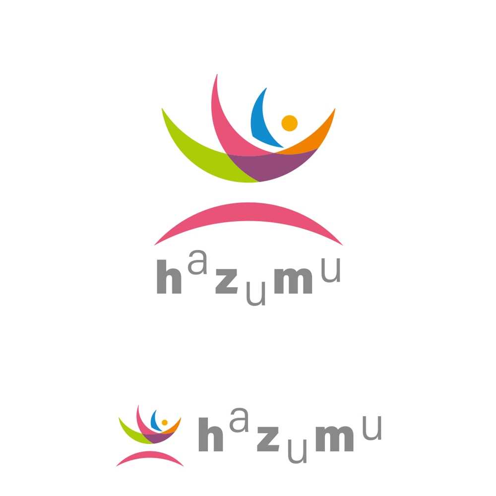 うごく楽しさ発見スタジオ『hazumu』ロゴ