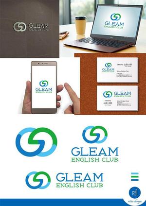 ritie_design (ritie_design)さんの次世代型こども英語教室「Gleam English Club」のロゴへの提案