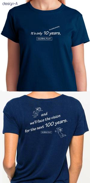 STUDIO ZEAK  (omoidefz750)さんの10周年記念Tシャツのデザインへの提案