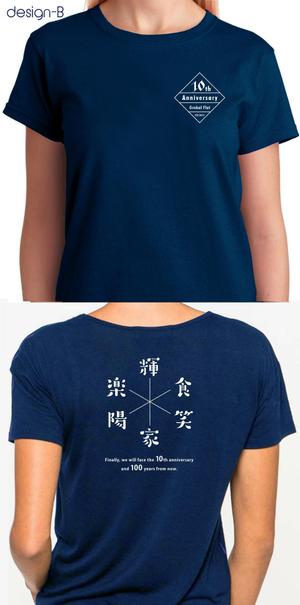 STUDIO ZEAK  (omoidefz750)さんの10周年記念Tシャツのデザインへの提案