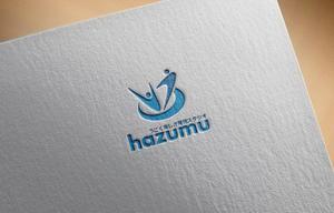 haruru (haruru2015)さんのうごく楽しさ発見スタジオ『hazumu』ロゴへの提案