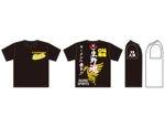 Nastuo_design (SOYOKAZE)さんのラーメン店の4周年記念Tシャツのデザインへの提案