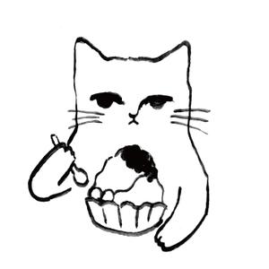 S&M design studio (mako_shoji)さんの商品パッケージ用「かき氷と猫｣のシンプルなイラストへの提案