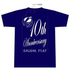 井原　英樹 (ihara87)さんの10周年記念Tシャツのデザインへの提案