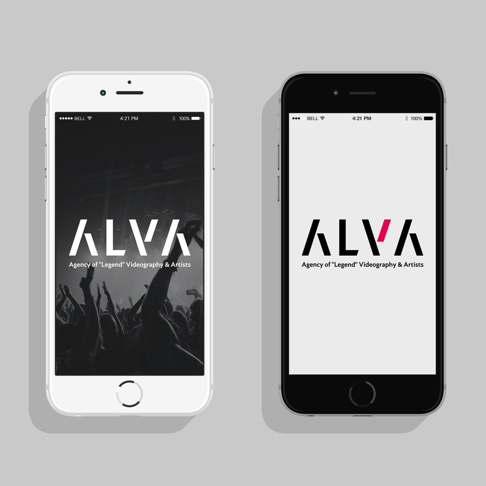 ダンス動画専門のプラットフォーム「ALVA」のロゴ作成