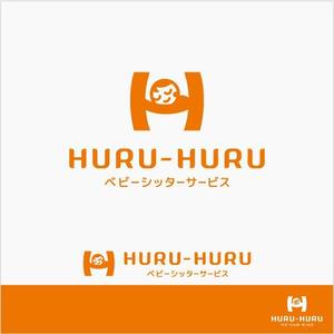 KR-design (kR-design)さんのベビーシッタ―サービス「HURU-HURU」のロゴへの提案