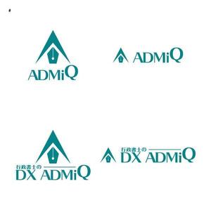 エフ・ファースト (f1st-123)さんの「行政書士のDX  ADMiQ（アドミック）」のロゴ作成依頼への提案