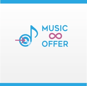 MaxDesign (shojiro)さんの音楽家が仕事を探すサイト　MUSIC∞OFFER　のロゴへの提案