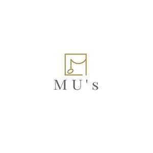 Okumachi (Okumachi)さんの音楽教室とカフェ「MU's」の融合店舗のロゴへの提案