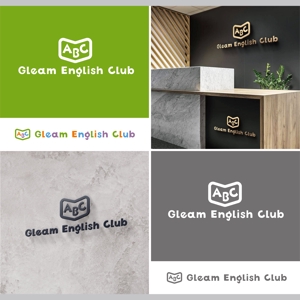 SSH Design (s-s-h)さんの次世代型こども英語教室「Gleam English Club」のロゴへの提案