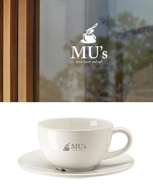 s m d s (smds)さんの音楽教室とカフェ「MU's」の融合店舗のロゴへの提案