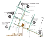 久保田哲士デザイン事務所 (goya-utakane)さんの弁護士事務所の地図デザイン・制作への提案