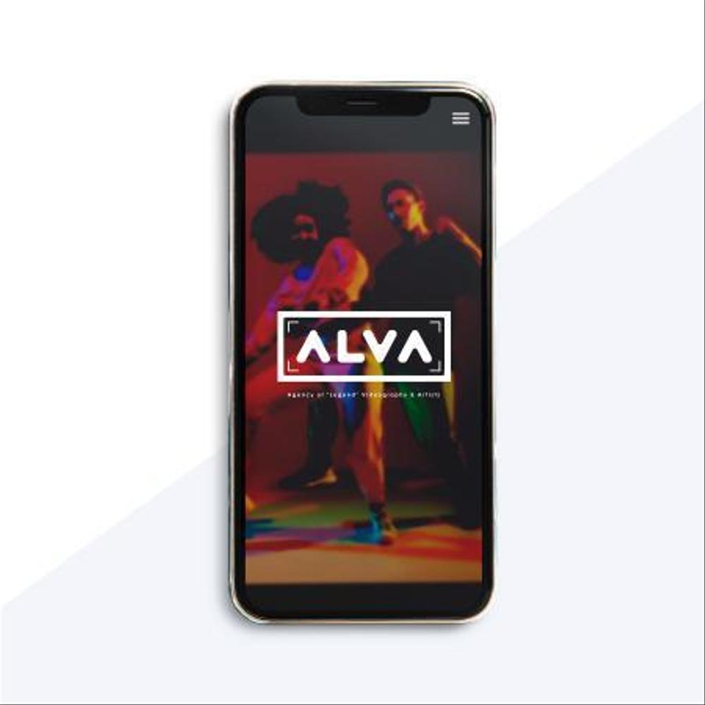 ダンス動画専門のプラットフォーム「ALVA」のロゴ作成