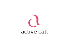 plus X (april48)さんのコールセンター事業、株式会社アクティブコール【active call】のロゴへの提案
