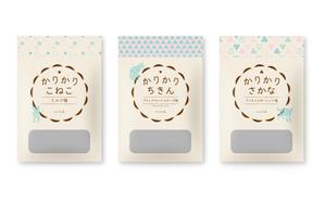 N design (noza_rie)さんのキャットフードのようなクッキー3種のパッケージデザインへの提案