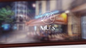 Yogi_design (chihiro2222)さんの音楽教室とカフェ「MU's」の融合店舗のロゴへの提案