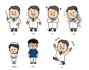 sachi (sachi-365)さんの病院で働いている、医師・看護師・研修医のキャラクターへの提案
