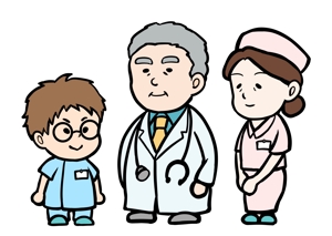 沙月 (AOI_01)さんの病院で働いている、医師・看護師・研修医のキャラクターへの提案
