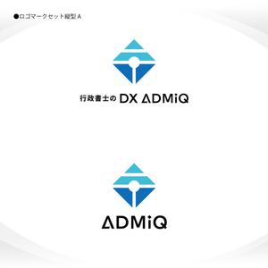 358eiki (tanaka_358_eiki)さんの「行政書士のDX  ADMiQ（アドミック）」のロゴ作成依頼への提案