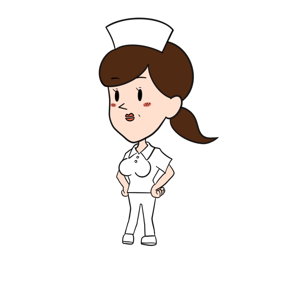 病院で働いている、医師・看護師・研修医のキャラクター