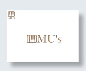 IandO (zen634)さんの音楽教室とカフェ「MU's」の融合店舗のロゴへの提案