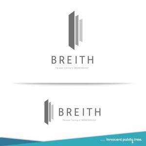 Innocent public tree (nekosu)さんのパーソナルトレーニングジム「BREITH」のロゴへの提案