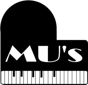 hoshino_asahi (awr97296)さんの音楽教室とカフェ「MU's」の融合店舗のロゴへの提案