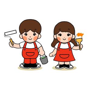 minami ()さんの外壁塗装専門店「おかちゃんペイント」のイメージキャラクターへの提案