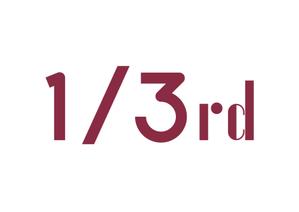 tora (tora_09)さんの新会社「1/3rd」のロゴ作成への提案