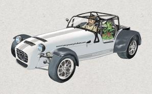 やまだ (holly03)さんのスポーツカー「スーパーセブン」のイラストへの提案