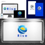 レテン・クリエイティブ (tattsu0812)さんの電気、通信請負工事「Rise」のロゴへの提案