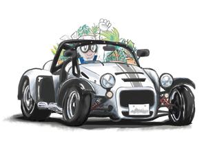 GaKKu  (GaKKu)さんのスポーツカー「スーパーセブン」のイラストへの提案