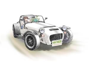 A-ju (A-ju)さんのスポーツカー「スーパーセブン」のイラストへの提案