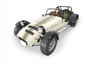 松本イチロウ (tora_jiroh)さんのスポーツカー「スーパーセブン」のイラストへの提案