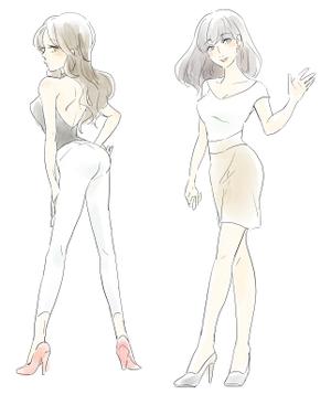 ves. (vesuvesu)さんの【継続依頼あり】エステサロン「ベルフィオーレ」のイメージキャラクター作成をお願いします。への提案