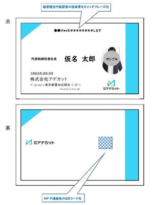 かぐや千里 (Beckytmk3)さんのシンプルで高級感ある名刺製作依頼！への提案
