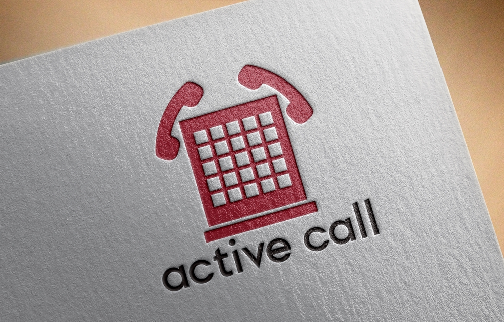 コールセンター事業、株式会社アクティブコール【active call】のロゴ