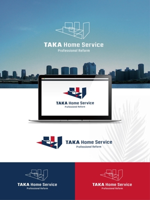 Morinohito (Morinohito)さんの住宅リフォーム会社「TAKA Home Service」のロゴへの提案
