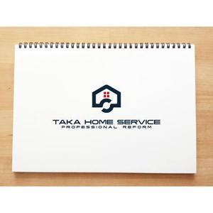 yusa_projectさんの住宅リフォーム会社「TAKA Home Service」のロゴへの提案