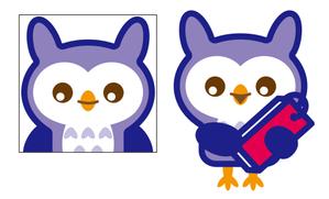 イカロ (icaro)さんの暗記アプリのふくろうのイメージキャラクターの依頼への提案