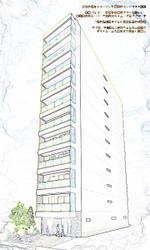 kozin (kozin)さんのマンション外観のデザイン変更 パース制作への提案