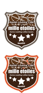 中津留　正倫 (cpo_mn)さんの「Haute couture café  mille étoiles」のロゴ作成への提案
