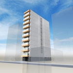i-rendering (yaskaz)さんのマンション外観のデザイン変更 パース制作への提案