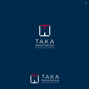 holy245 (holy245)さんの住宅リフォーム会社「TAKA Home Service」のロゴへの提案