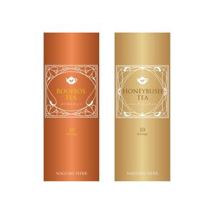 blue island (blueisland)さんのギフト用ルイボスティー（缶）のラベルデザインへの提案