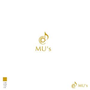 red3841 (red3841)さんの音楽教室とカフェ「MU's」の融合店舗のロゴへの提案