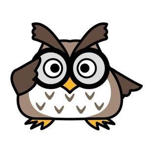 イラスト・ちでまる (tidemaru)さんの暗記アプリのふくろうのイメージキャラクターの依頼への提案