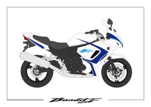 speedster (speedster)さんのバイク（SUZUKI Bandit1250F）の外装（ステッカー）デザインの仕事への提案